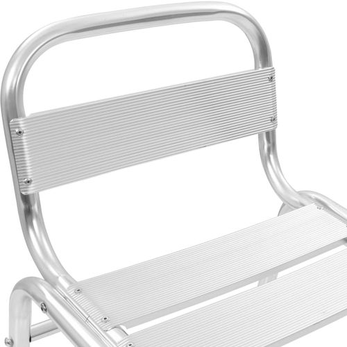 Složivi barski stolci 2 kom aluminijski slika 39