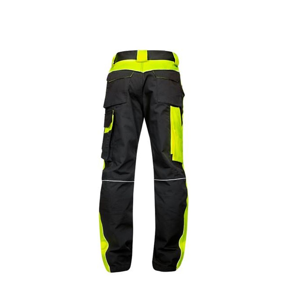 Ardon radne hlače klasične Neon H6401/50 (crno-žute) slika 4