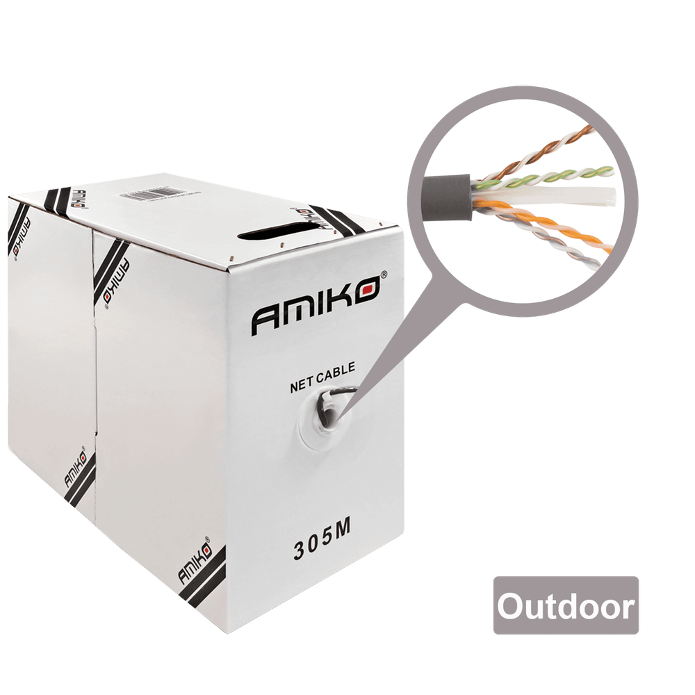 Amiko Mrežni FTP kabl - CAT5e FTP Outdoor 305m slika 1