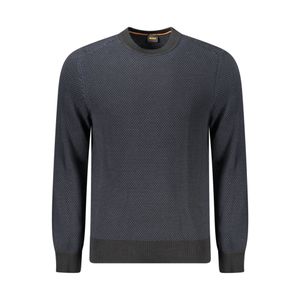 HUGO BOSS MEN'S BLACK SWEATER