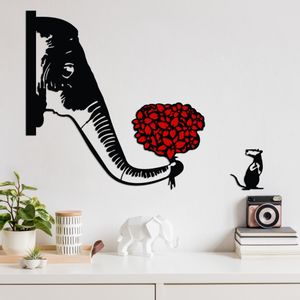 Wallity Metalna zidna dekoracija Banksy Metal 04