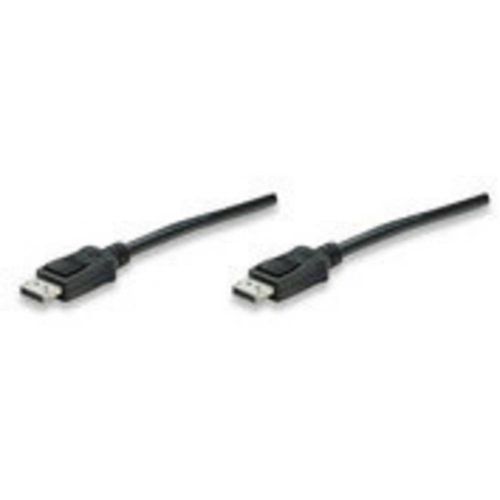 Manhattan DisplayPort priključni kabel DisplayPort utikač, DisplayPort utikač 3.00 m crna 307093-CG  DisplayPort kabel slika 4