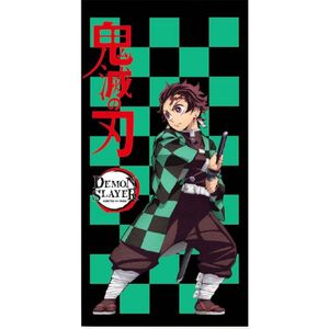 Demon Slayer Kimetsu no Yaiba Tanjiro Kamado microfibre beach towel