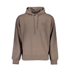 CALVIN KLEIN SWEATSHIRT WITHOUT ZIP MAN BROWN