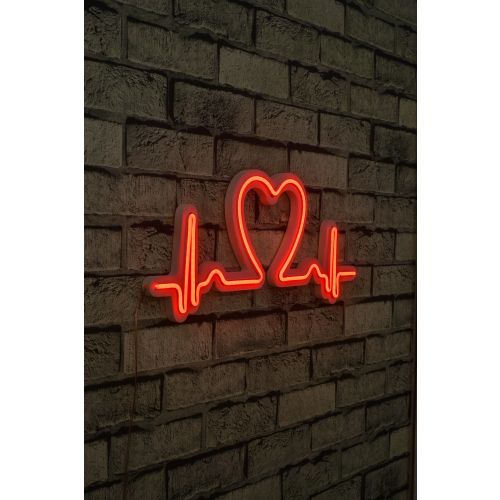 Wallity Ukrasna plastična LED rasvjeta, Love Rhythm - Red slika 10