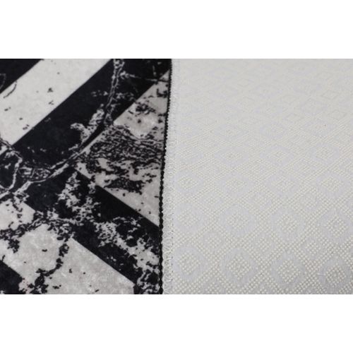 Colourful Cotton Tepih kupaonski, Marmor - Black (70 x 120) slika 6