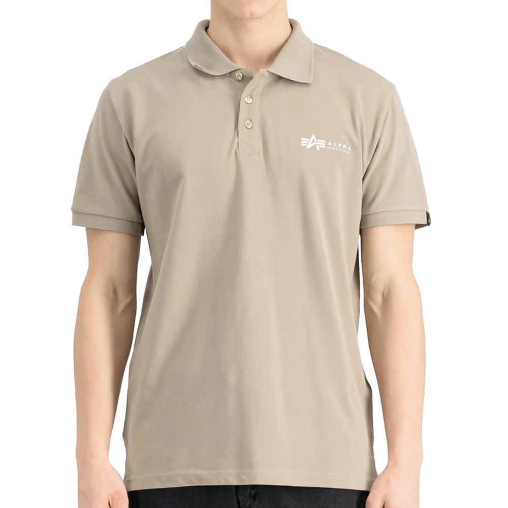 Alpha Industries Muška polo majica kratkih rukava Basic, Bež slika 1