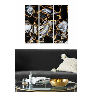 Dekorativna Slika od MDF-a u Više Boja (Set od 3 Komada) - MDF1096423568