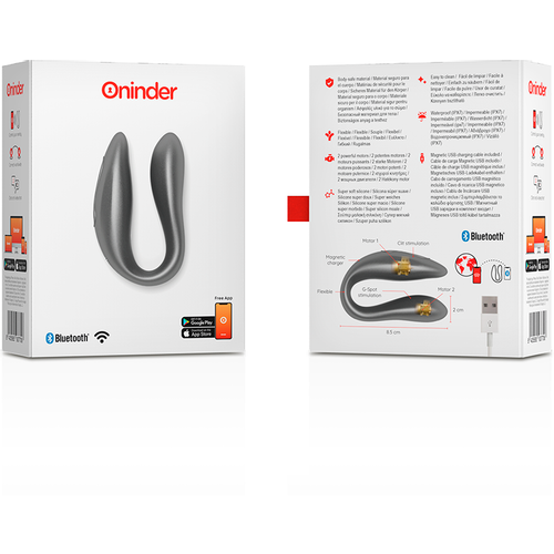 Oninder Double Pleasure G-Spot &amp; Clitoral Stimulator App Controlled slika 5