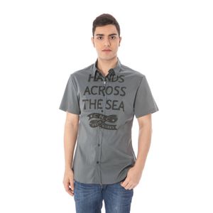 COSTUME NATIONAL SHORT SLEEVE SHIRT FOR MAN GRAY