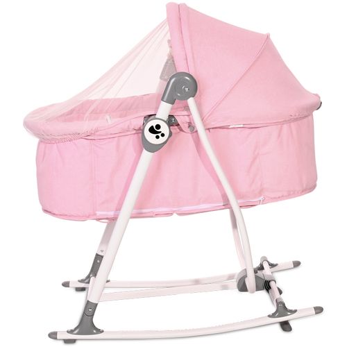 LORELLI CRADLE ALICANTE Kolijevka i Njihalica za Bebe 2u1 Pink (0-6mj/do 9kg) slika 3