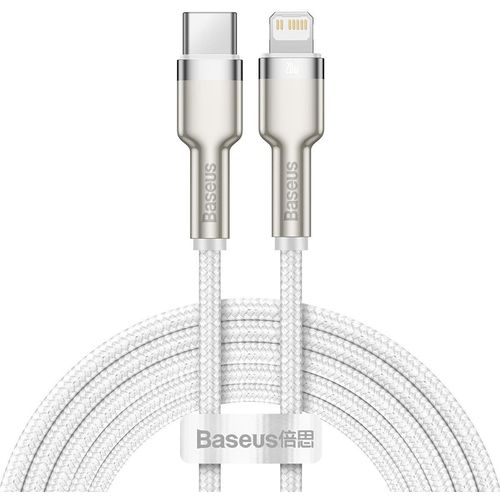 USB-C kabel za Lightning Baseus Cafule PD 20W 2m (bijeli) slika 1
