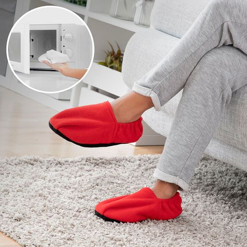 Grijane papuče u mikrovalnoj pećnici InnovaGoods Crvena slika 1