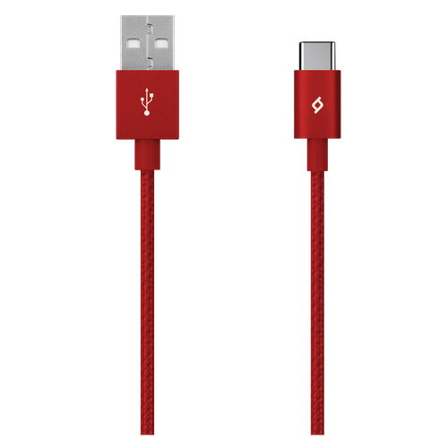 Kabel - USB-C to USB (1,20m) - Red - Alumi Cable slika 1