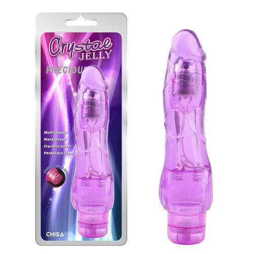 Ljubicasti Vibrator 20cm Precious Purple slika 1