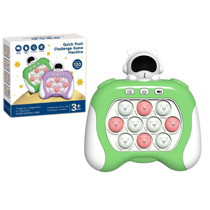 Space Pop It Sensory Game Battery Powered Lights Sounds Green