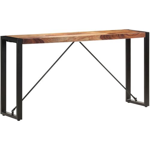Konzolni stol 150 x 35 x 76 cm od masivnog drva šišama slika 11