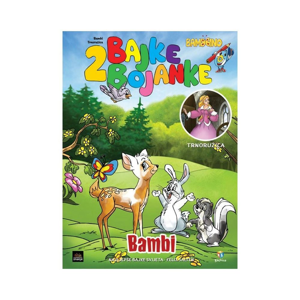 Bojanka 2u1 Bambi-Trnoružica slika 1