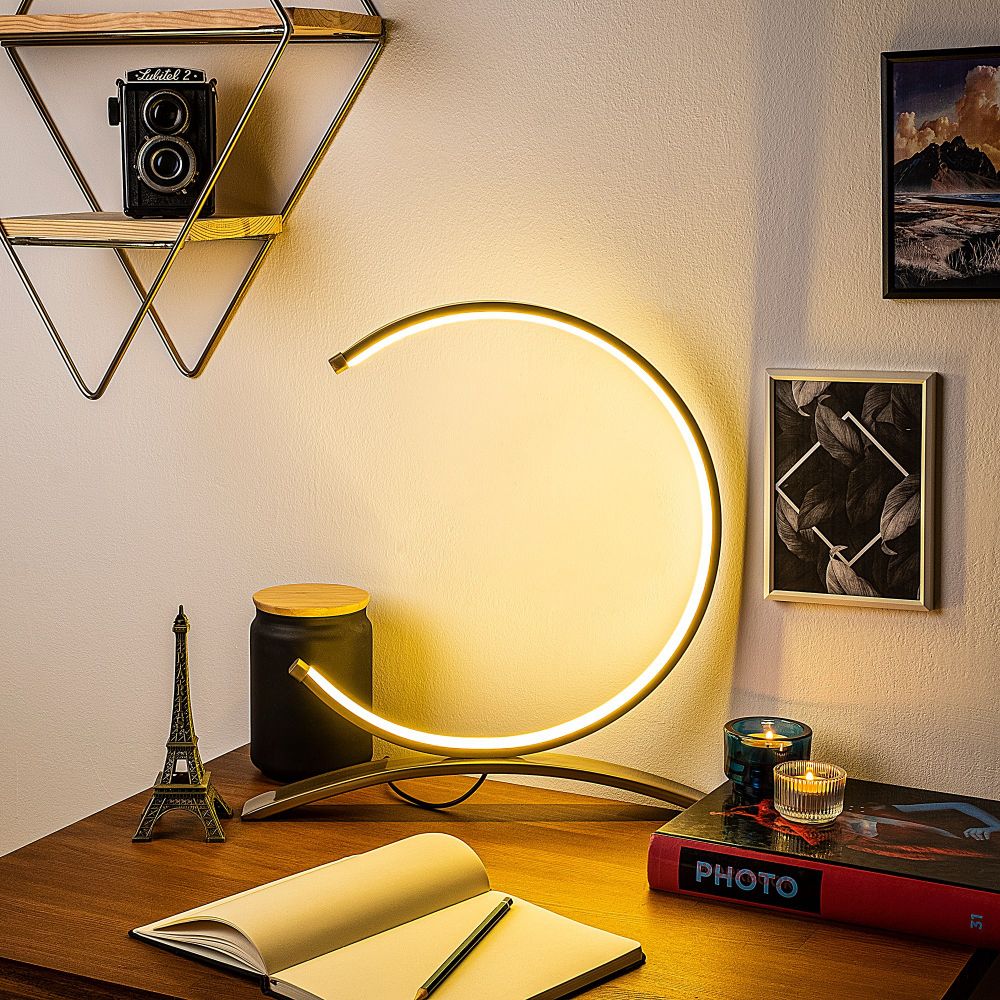 Lampa za sto Moon - 13331 zlatna slika 4