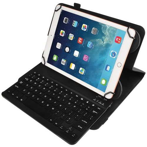 Maxmobile tablet torbica flip me 9.7"-11" rot.black sa bluetooth tipkovnicom slika 1