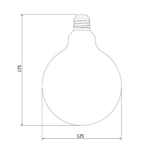 Ceramica lux   Sijalica Edison E125 300329 slika 5