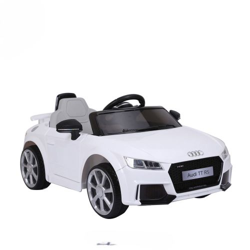 Licencirani dečiji automobil na akumulator AUDI TT Roadster(12V),LED Svetla(SM-24007) Bela slika 4