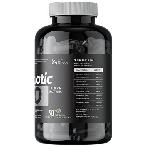 Basic Supplements Gut Balance -Pro-Probiotic / 90 Vegan Capsule slika 3