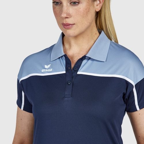 Ženska Majica Erima Change Polo - Nova Navy/Faded Denim/Bijela slika 5