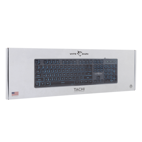 White Shark GK 003141 TACHI Black, Keyboard - US slika 5