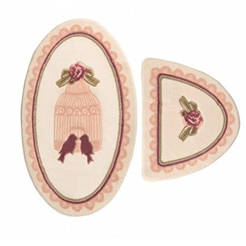 Bird Cage - Pink Pink Bathmat slika 1