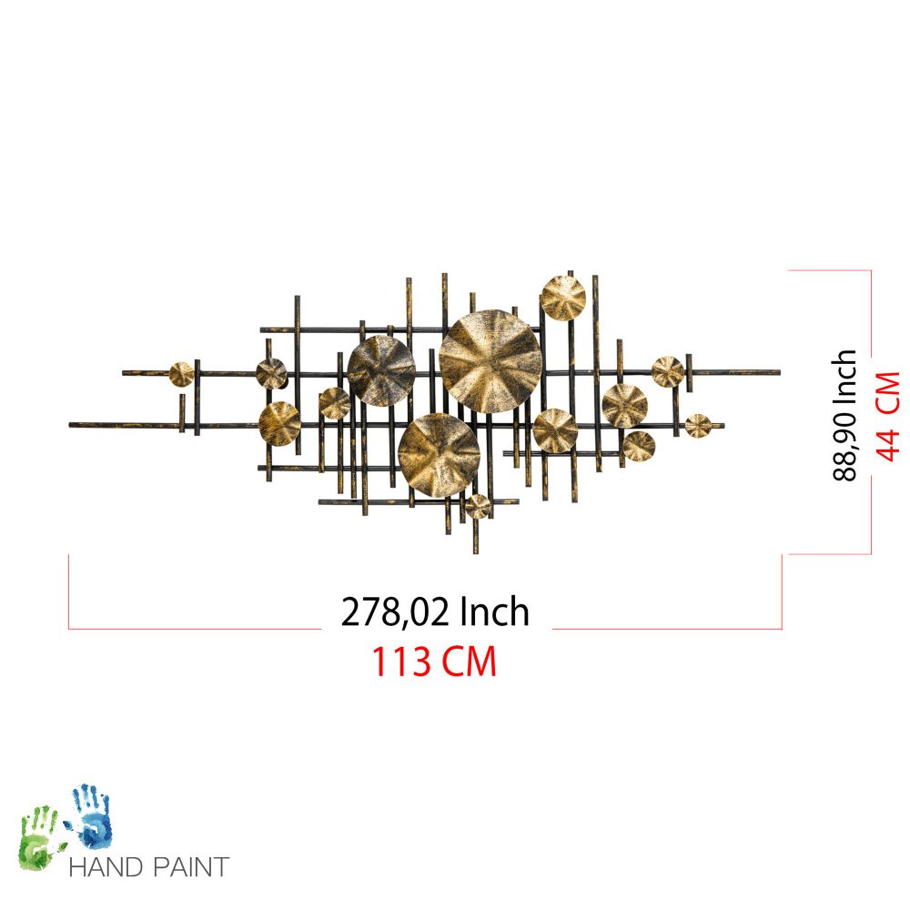 Decorative metal wall accessory Mihrimah, colour: multicolor slika 8