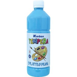 Tempera 550 ml boca KARBON sv.plava