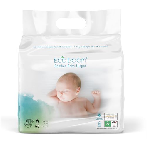 ECO BOOM jednokratne pelene za bebe/veličina NEWBORN (0) (do 4.5kg) 34kom slika 1