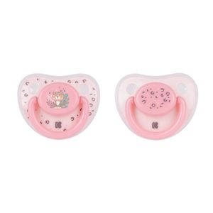 Kikka Boo Duda varalica Savanna 0-6mj - Silikon, 2kom Pink