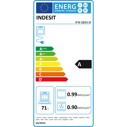 Indesit pećnica IFW 6834 IX slika 2