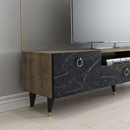 Cavelli - Walnut Walnut
Black TV Stand slika 3