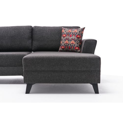 Atelier Del Sofa Eris - Antracit Ugao Sofa-Krevet slika 8