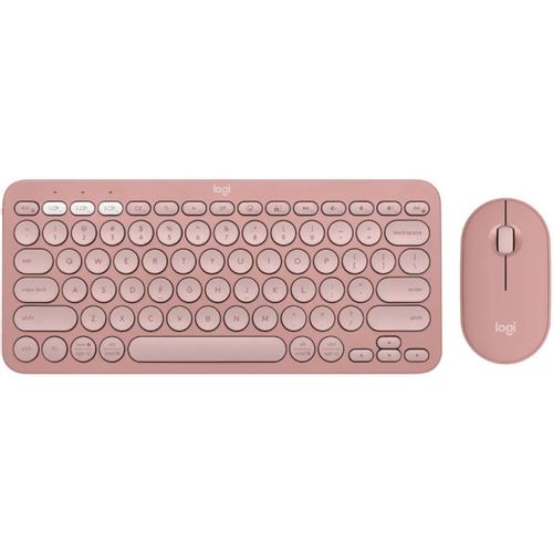 LOGITECH Pebble2 Wireless Combo US tastatura i miš roze slika 4