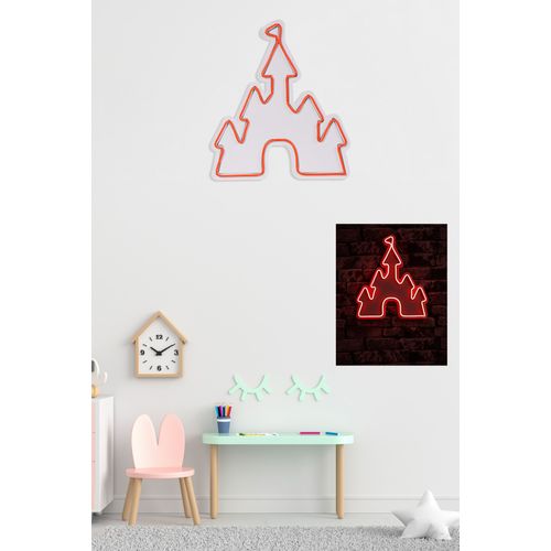 Wallity Ukrasna plastična LED rasvjeta, Castle - Red slika 3