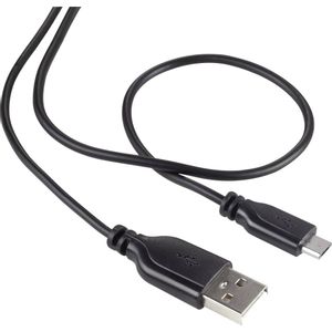 Renkforce USB 2.0  [1x muški konektor USB 2.0 tipa a - 1x muški konektor USB 2.0 tipa micro-B] 1.00 m crna supersoft oplaštenje Renkforce USB kabel USB 2.0 USB-A utikač, USB-Micro-B utikač 1.00 m crna supersoft oplaštenje RF-4032111