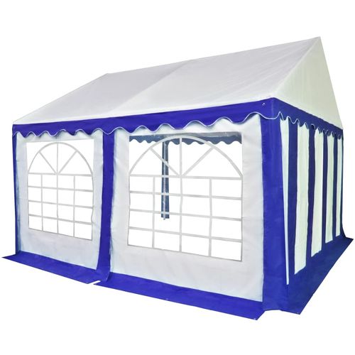 Vrtni šator od PVC-a 3 x 4 m plavo-bijeli slika 24