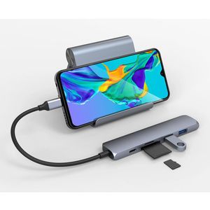 HyperDrive, BAR 6 u 1 USB-C HUB, za Macbook, Chromebook i PC, space grey