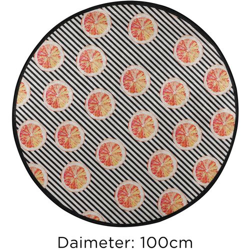 Tranche Circle Djt 100 Multicolor Bathmat slika 6