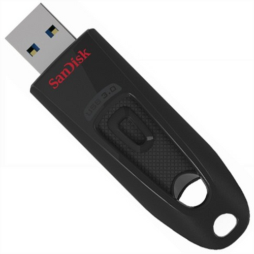 SanDisk Ultra 64GB USB 3.0 Crni Memorijski Stick slika 2