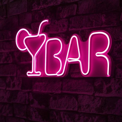 Bar - Pink Pink Decorative Plastic Led Lighting slika 1