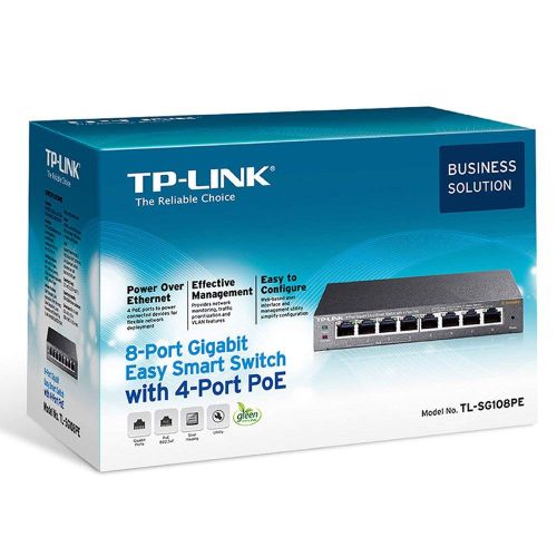 TP-Link 8-Port Gigabit PoE Easy Smart Managed Switch slika 4