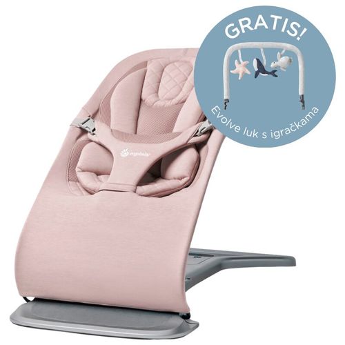 Ergobaby ležaljka Evolve 3u1, Blush Pink slika 18