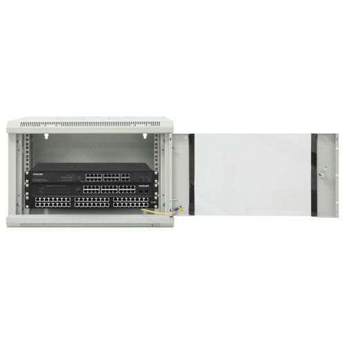 Rack orman Intellinet 711722 19"/6U 570x450x370/staklena vrata/bravica slika 6