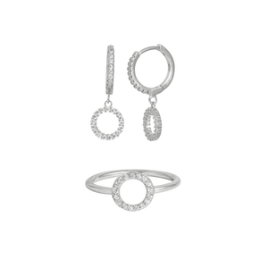 J&B Jewellery 948 Srebrni set