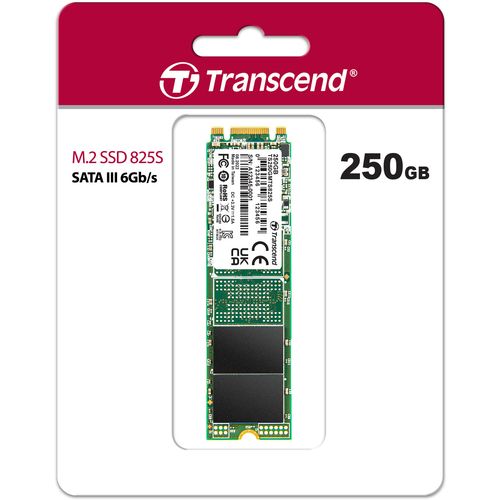 Transcend TS250GMTS825S 250GB, M.2 2280 SSD, SATA3 B+M Key, TLC slika 1